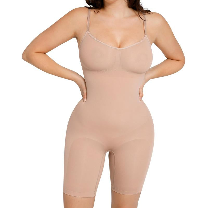 Feelingirl Shapewear for Women Butt Lifter Bodysuit Tummy Control Shapewear Seamless Womenswear Comfort Spaghetti Strap Hip Underwear Basic Minimalist Tiktokshopblackfriday