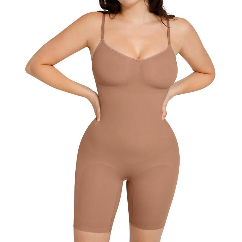 Feelingirl Shapewear for Women Butt Lifter Bodysuit Tummy Control Shapewear Seamless Womenswear Comfort Spaghetti Strap Hip Underwear Basic Minimalist Tiktokshopblackfriday