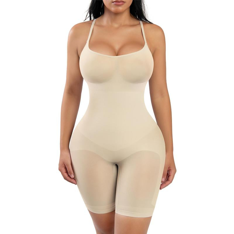 Feelingirl Shapewear for Women Butt Lifter Bodysuit Tummy Control Shapewear Seamless Womenswear Comfort Spaghetti Strap Hip Underwear Basic Minimalist Tiktokshopblackfriday
