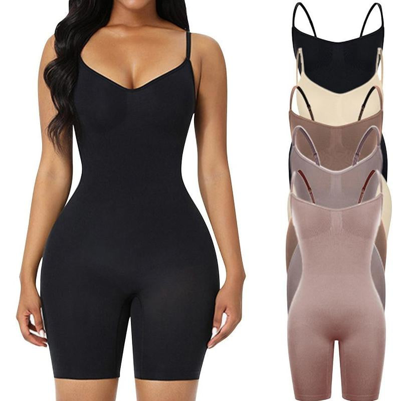Feelingirl Shapewear for Women Butt Lifter Bodysuit Tummy Control Shapewear Seamless Womenswear Comfort Spaghetti Strap Hip Underwear Basic Minimalist Tiktokshopblackfriday